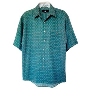 90s Vintage Double Impact Casual Button-down Shirt